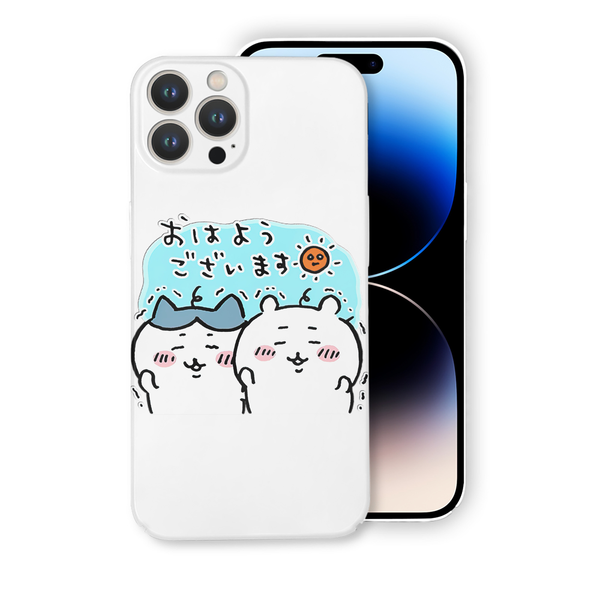 （画像用） ちいかわ ハチワレ Chii-kawa hachiware 【iPhone 14シリーズ対応】ハードケース